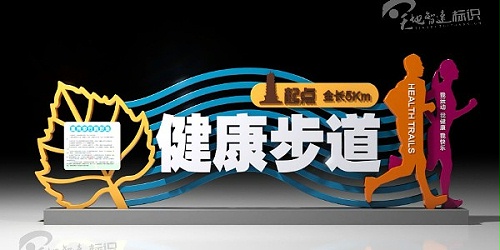 论科学的运动锻炼的方法与理念——运动标识牌