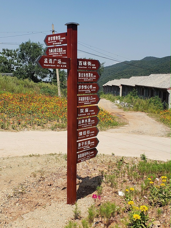 景区指示路牌