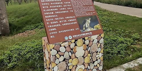 景区标识牌：野生动物并非家养宠物，切勿违规投喂互动！