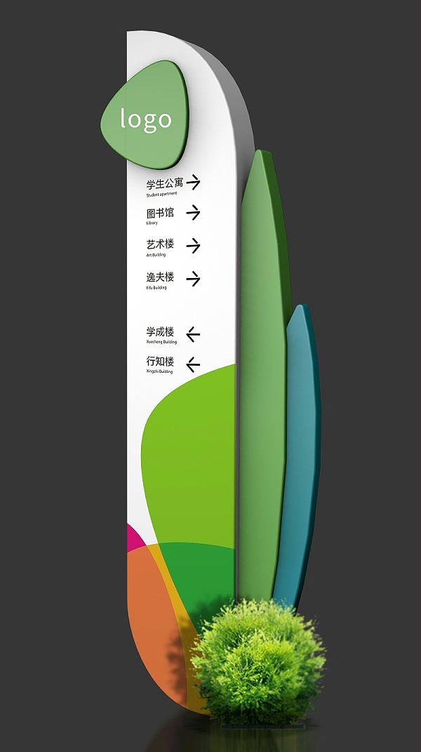 学校指示牌