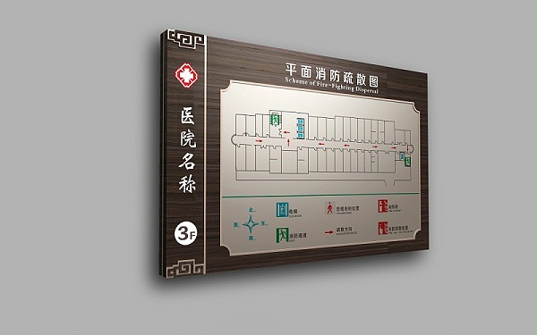 多功能导视牌